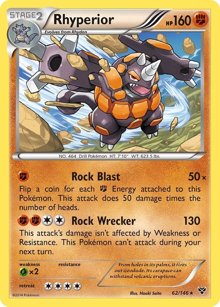 Image for Rhyperior (62/146) (XY Base Set) (XY) - Pokemon