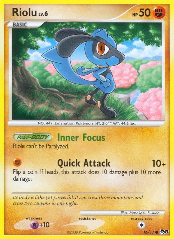 Image for Riolu (016/017) (POP Series 8) (POP) - Pokemon