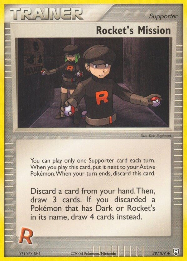 Image for Rocket's Mission (88/109) (EX Team Rocket Returns) (RR) - Pokemon