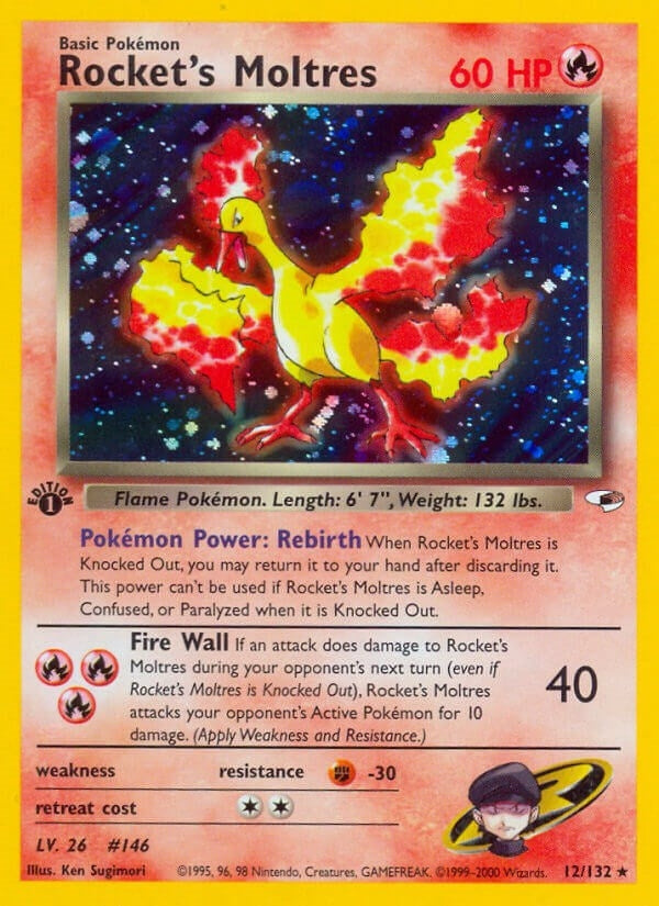 Image for Rocket's Moltres (012/132) (Gym Heroes) (G1) - Pokemon