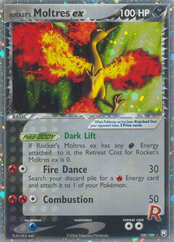 Image for Rocket's Moltres ex (100/109) (EX Team Rocket Returns) (RR) - Pokemon