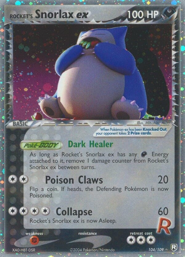 Image for Rocket's Snorlax ex (104/109) (EX Team Rocket Returns) (RR) - Pokemon