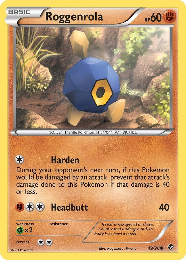 Image for Roggenrola (49) (49/98) (Emerging Powers) (EPO) - Pokemon