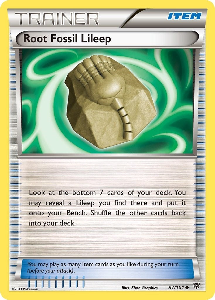 Image for Root Fossil Lileep (87/101) (Plasma Blast) (PLB) - Pokemon