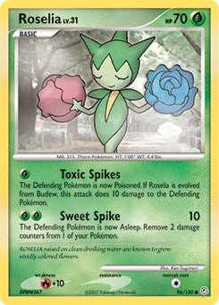 Image for Roselia (96/130) (Diamond and Pearl) (DP) - Pokemon