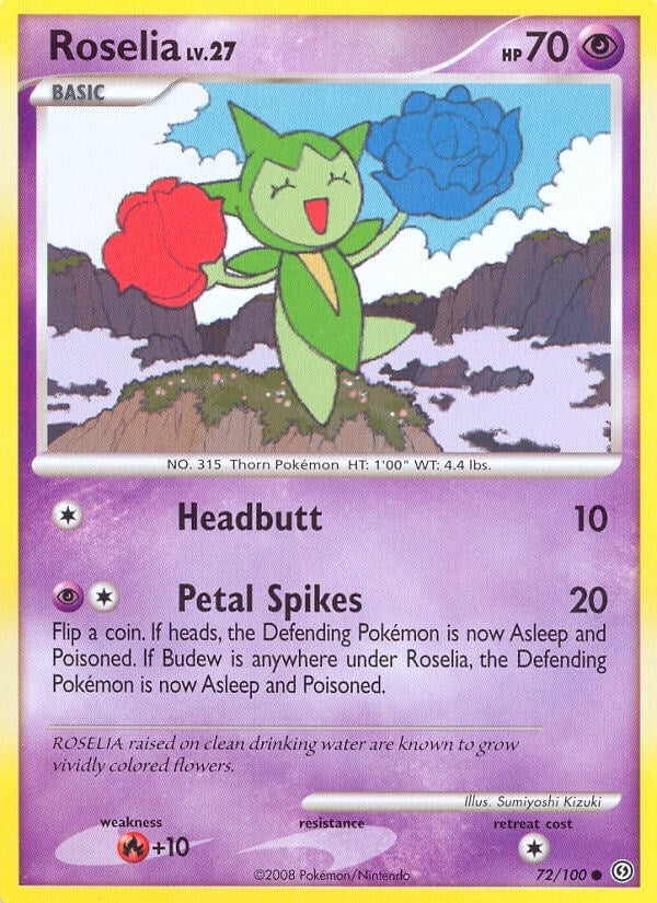 Image for Roselia (72/100) (Stormfront) (SF) - Pokemon