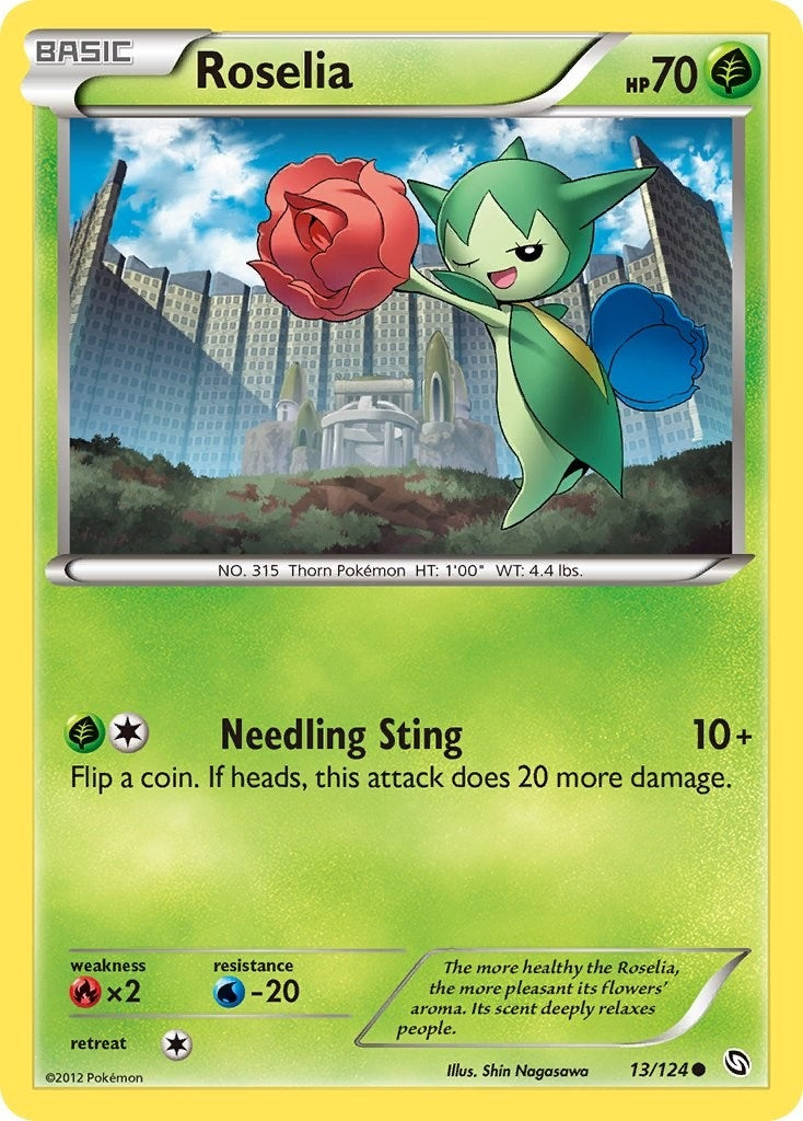 Image for Roselia (13) (13/124) (Dragons Exalted) (DRX) - Pokemon