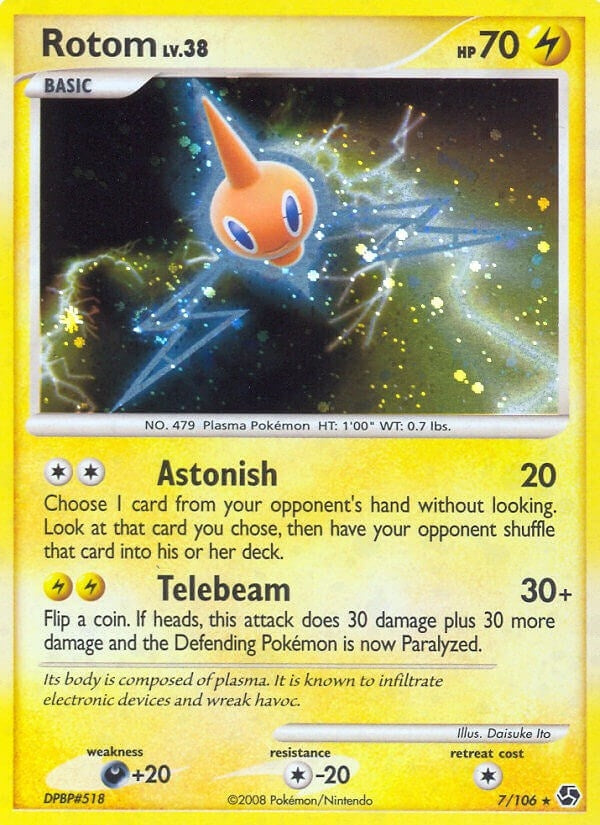 Image for Rotom (7/106) (Great Encounters) (GE) - Pokemon