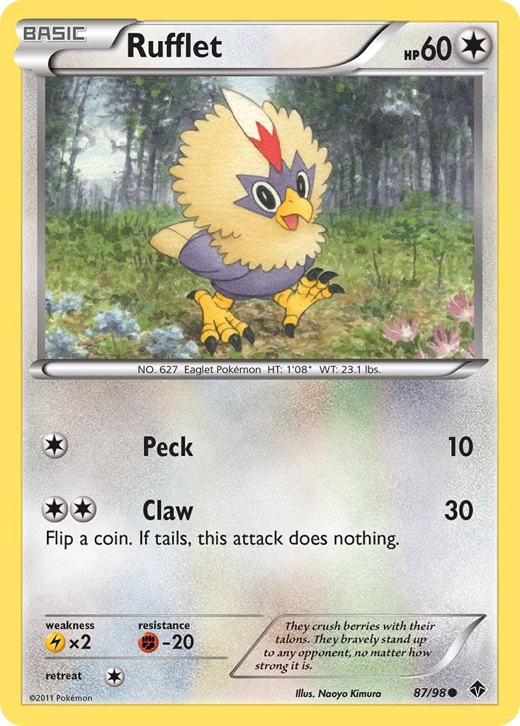 Image for Rufflet (87) (87/98) (Emerging Powers) (EPO) - Pokemon