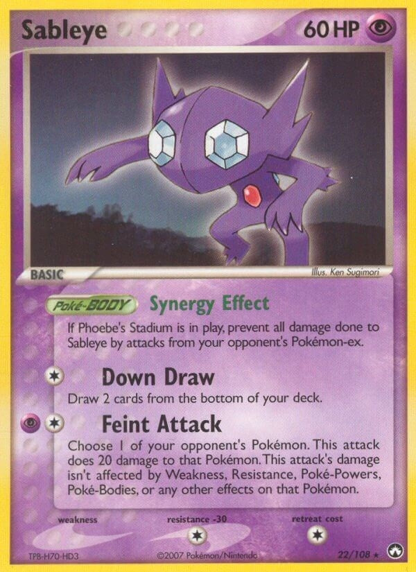 Image for Sableye (22/108) (EX Power Keepers) (PK) - Pokemon