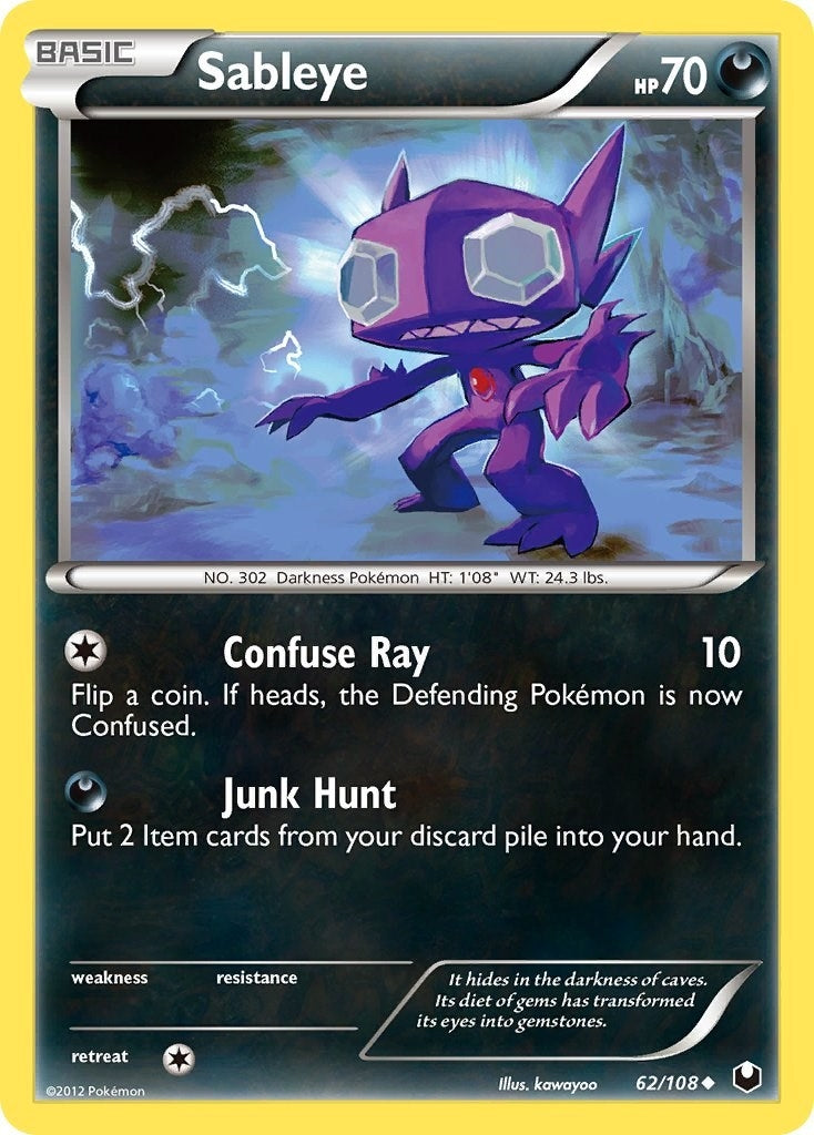 Image for Sableye (62/108) (Dark Explorers) (DEX) - Pokemon