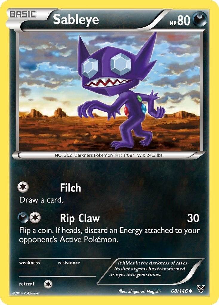 Image for Sableye (68/146) (XY Base Set) (XY) - Pokemon