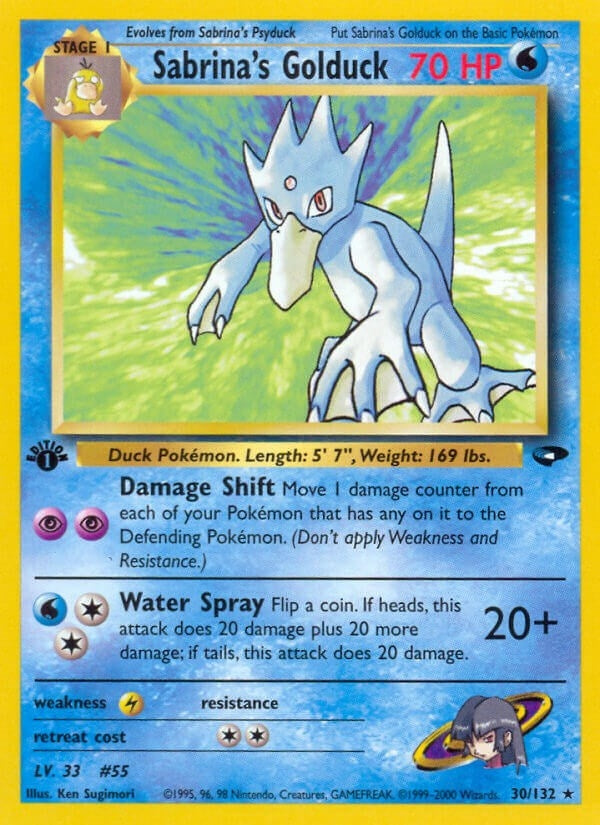 Image for Sabrina's Golduck (030/132) (Gym Challenge) (G2) - Pokemon