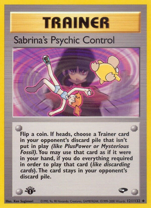 Image for Sabrina's Psychic Control (121/132) (Gym Challenge) (G2) - Pokemon