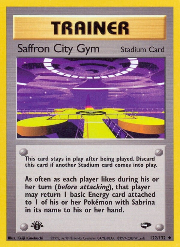 Image for Saffron City Gym (122/132) (Gym Challenge) (G2) - Pokemon
