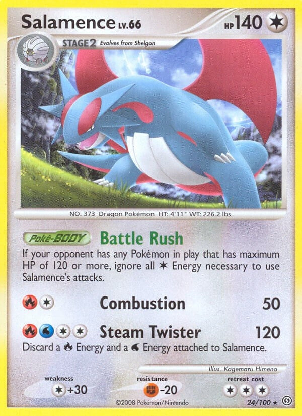 Image for Salamence (24/100) (Stormfront) (SF) - Pokemon