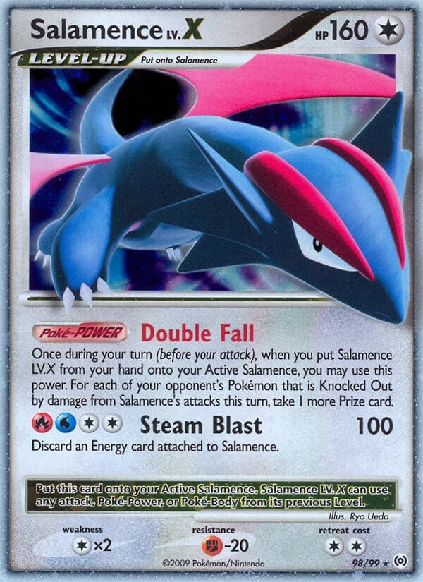 Image for Salamence Lv.X (98/99) (Arceus) (AR) - Pokemon