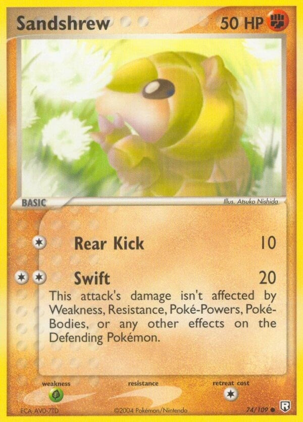Image for Sandshrew (74/109) (EX Team Rocket Returns) (RR) - Pokemon