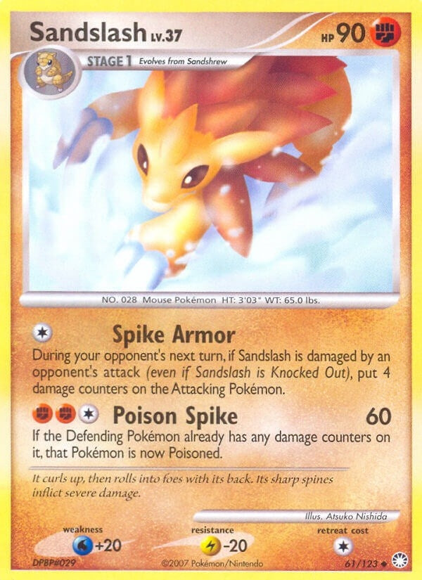 Image for Sandslash (61/123) (Mysterious Treasures) (MT) - Pokemon