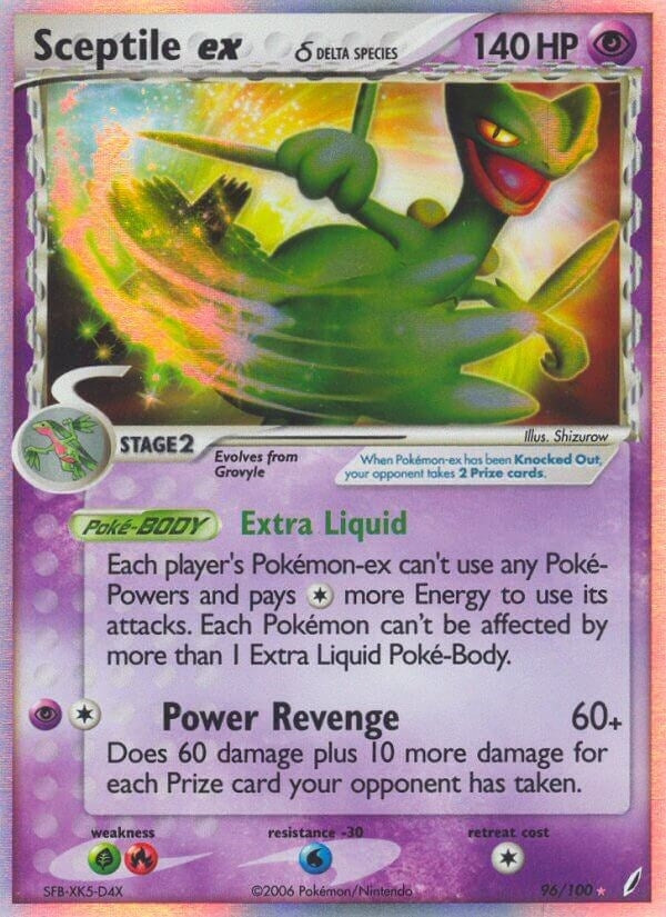 Image for Sceptile ex (Delta Species) (96/100) (EX Crystal Guardians) (CG) - Pokemon