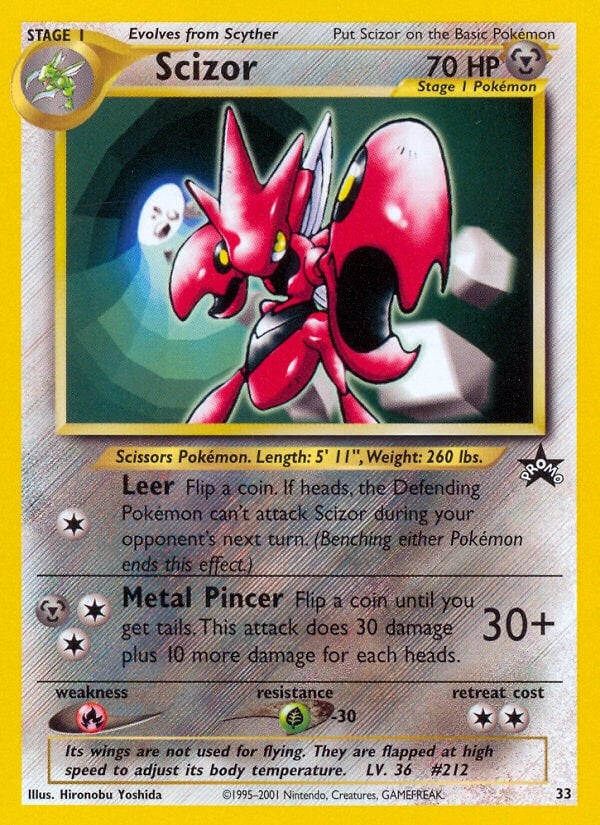 Image for Scizor (33/53) (WoTC Promo) (PR) - Pokemon