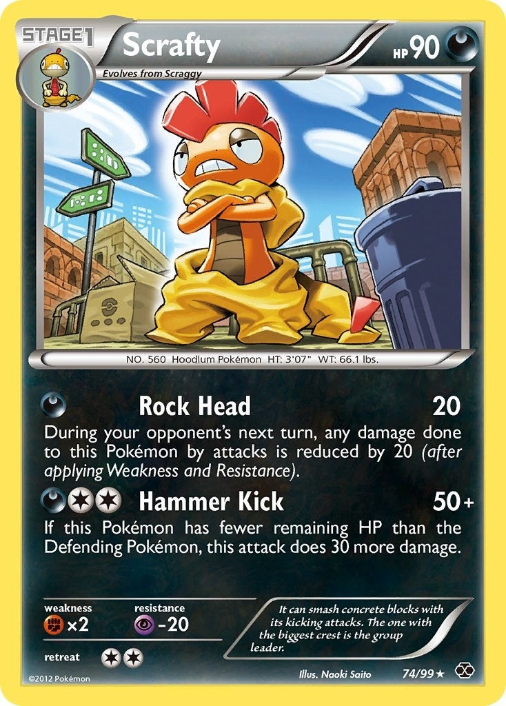 Image for Scrafty (74/99) (Next Destinies) (NXD) - Pokemon
