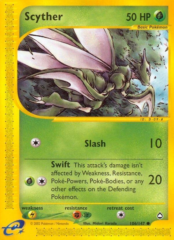 Image for Scyther (106) (106/147) (Aquapolis) (AQ) - Pokemon