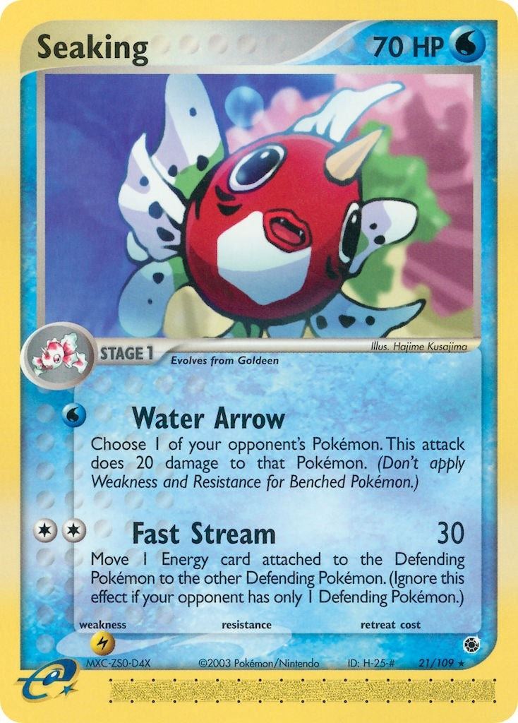 Image for Seaking (21/109) (EX Ruby and Sapphire) (RS) - Pokemon