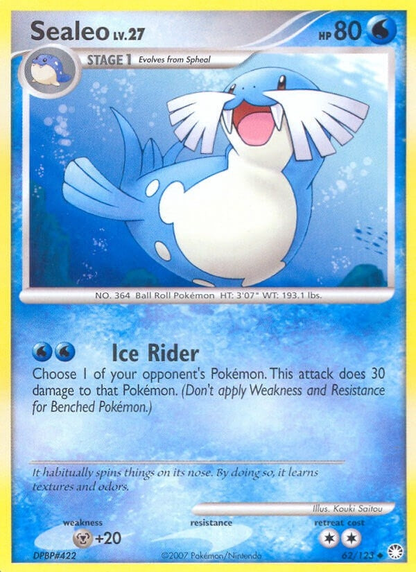 Image for Sealeo (62/123) (Mysterious Treasures) (MT) - Pokemon