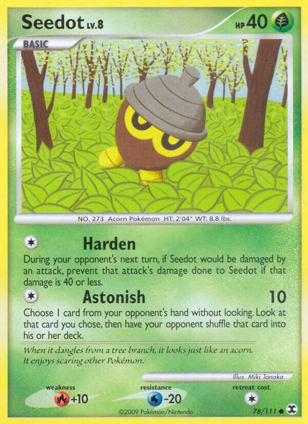 Image for Seedot (78/111) (Rising Rivals) (RR) - Pokemon