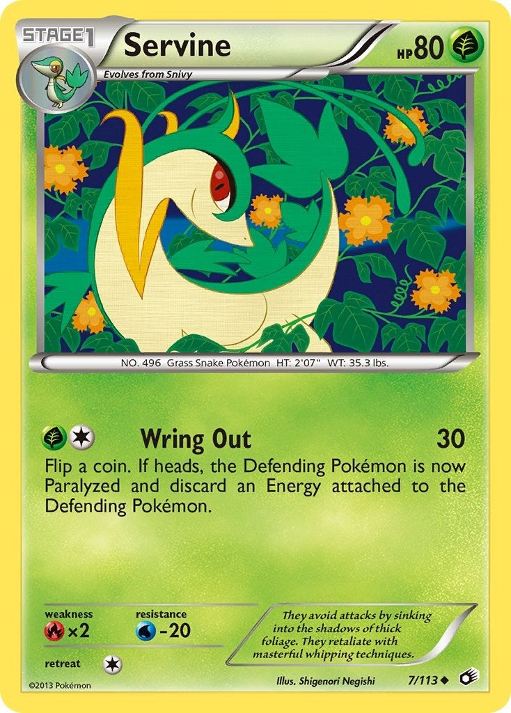 Image for Servine (7/113) (Legendary Treasures) (LTR) - Pokemon