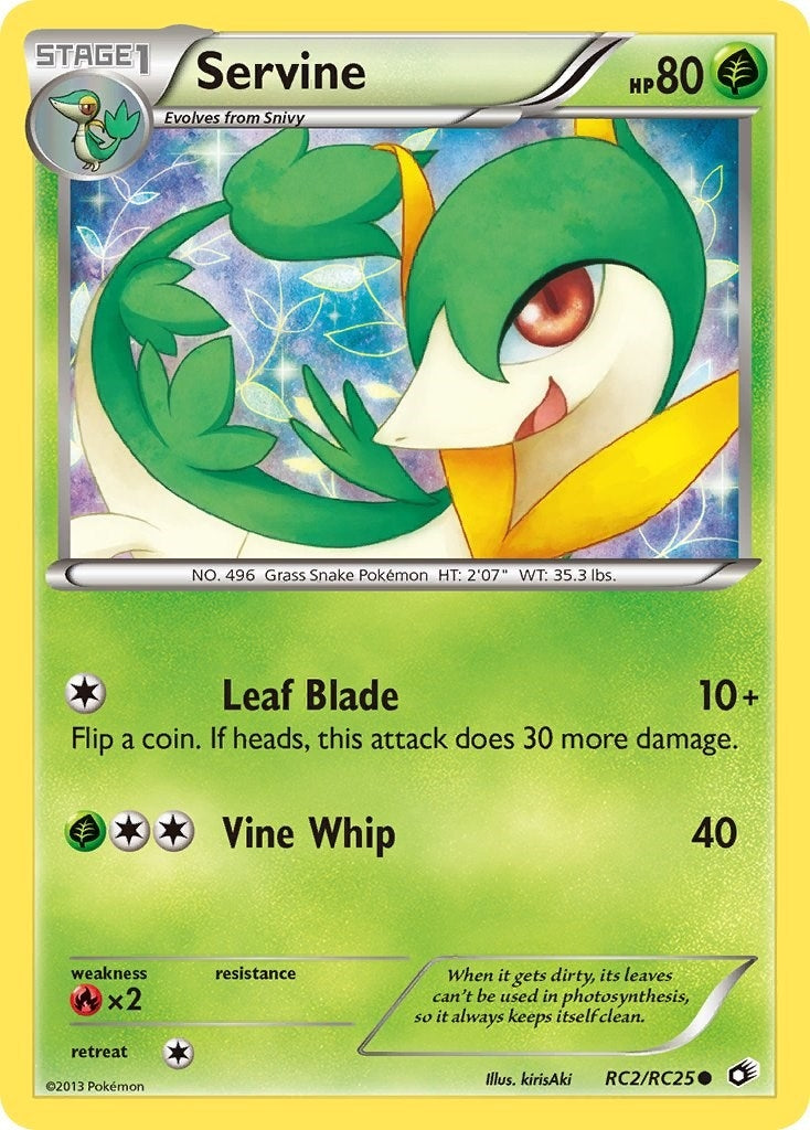 Image for Servine (RC2/RC25) (Legendary Treasures: Radiant Collection) (LTR) - Pokemon