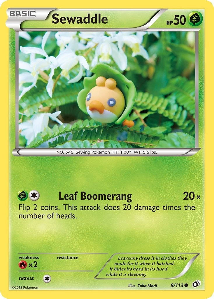 Image for Sewaddle (9) (9/113) (Legendary Treasures) (LTR) - Pokemon