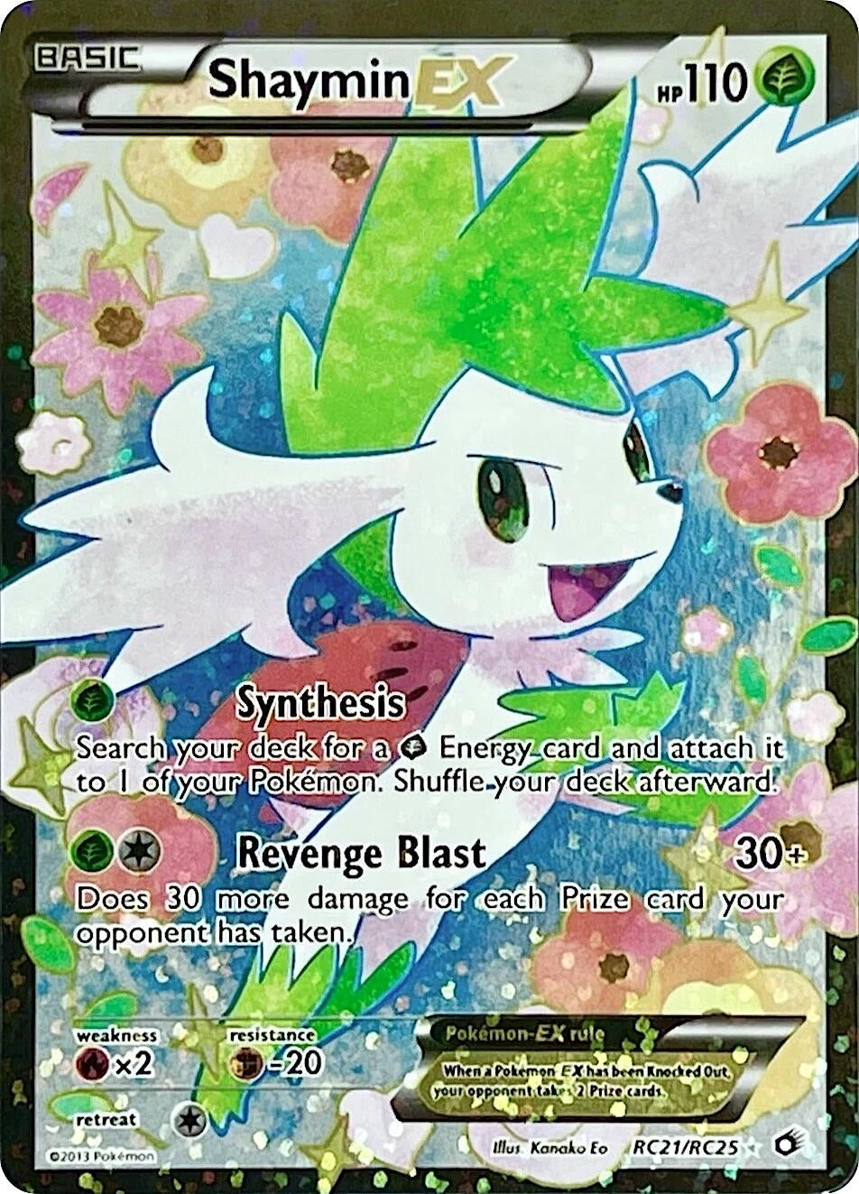 Image for Shaymin EX (Full Art) (RC21/RC25) (Legendary Treasures: Radiant Collection) (LTR) - Pokemon