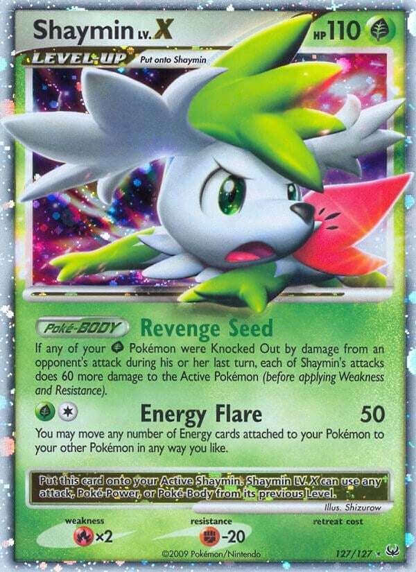 Image for Shaymin Lv.X (Sky Forme) (127/127) (Platinum) (PL) - Pokemon