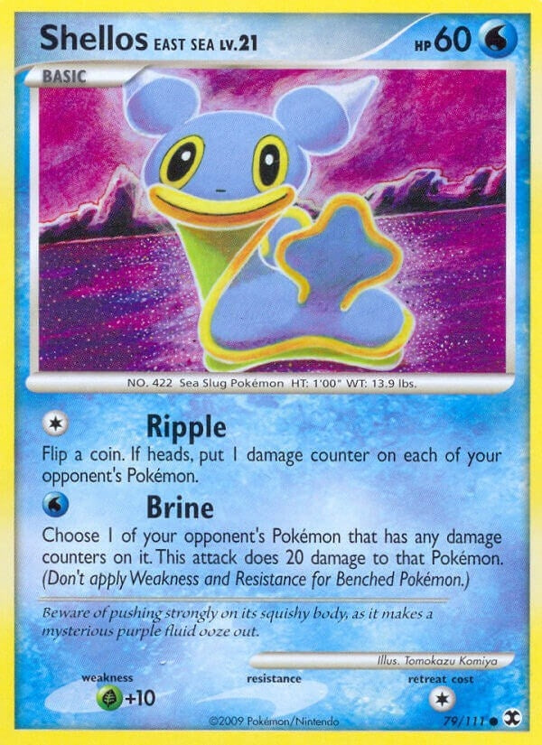Image for Shellos East Sea (79/111) (Rising Rivals) (RR) - Pokemon