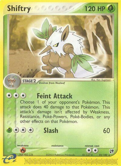 Image for Shiftry (22/100) (EX Sandstorm) (SS) - Pokemon