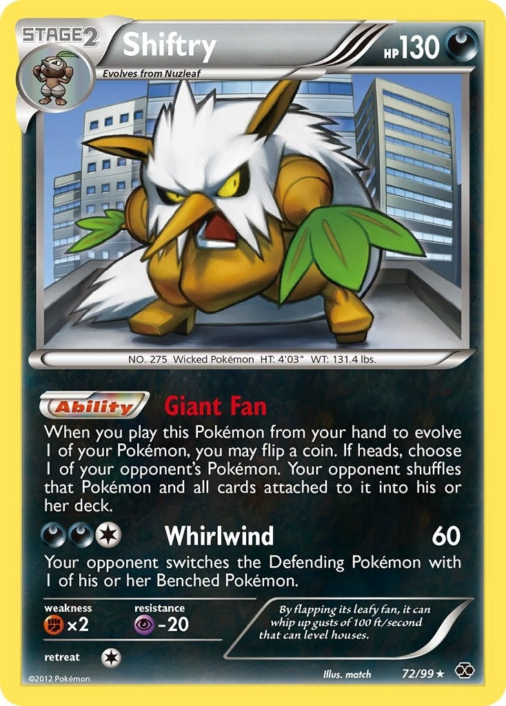 Image for Shiftry (72/99) (Next Destinies) (NXD) - Pokemon