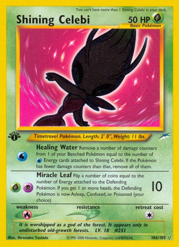 Image for Shining Celebi (106/105) (Neo Destiny) (N4) - Pokemon