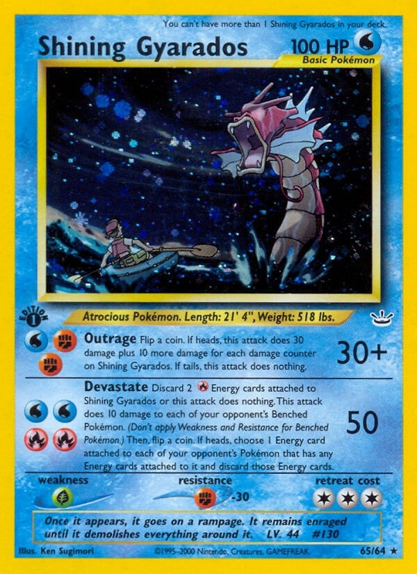 Image for Shining Gyarados (65/64) (Neo Revelation) (N3) - Pokemon