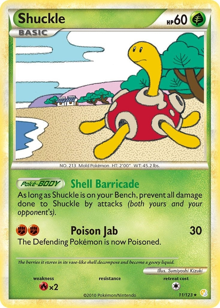Image for Shuckle (11/123) (HeartGold SoulSilver) (HS) - Pokemon