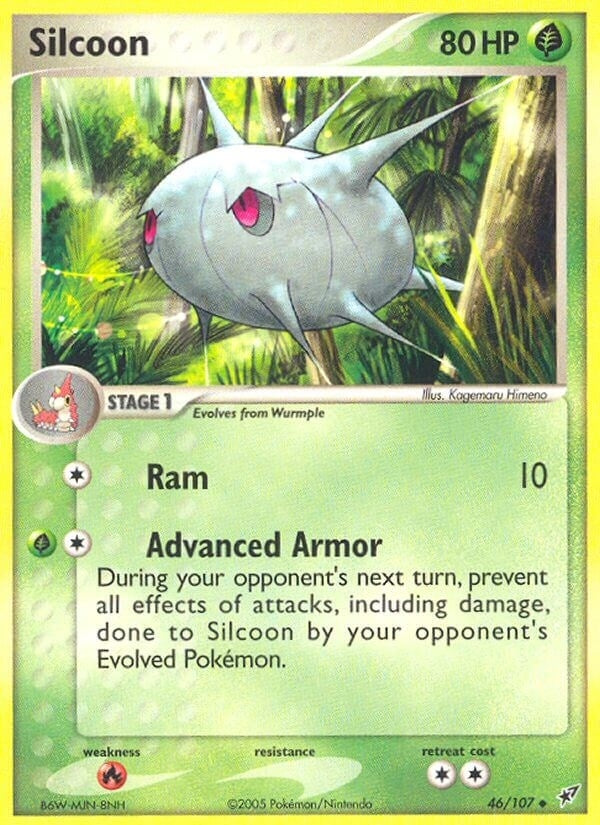 Image for Silcoon (46/107) (EX Deoxys) (DX) - Pokemon