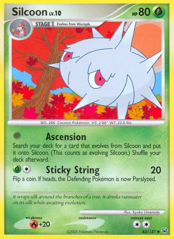 Image for Silcoon (63/127) (Platinum) (PL) - Pokemon
