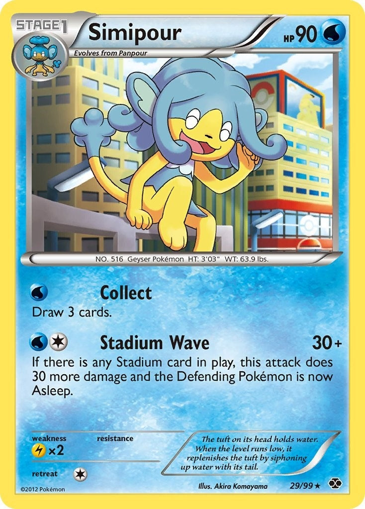 Image for Simipour (29/99) (Next Destinies) (NXD) - Pokemon