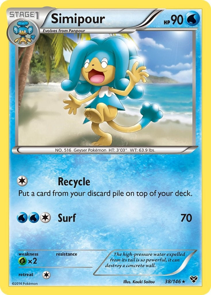 Image for Simipour (38/146) (XY Base Set) (XY) - Pokemon