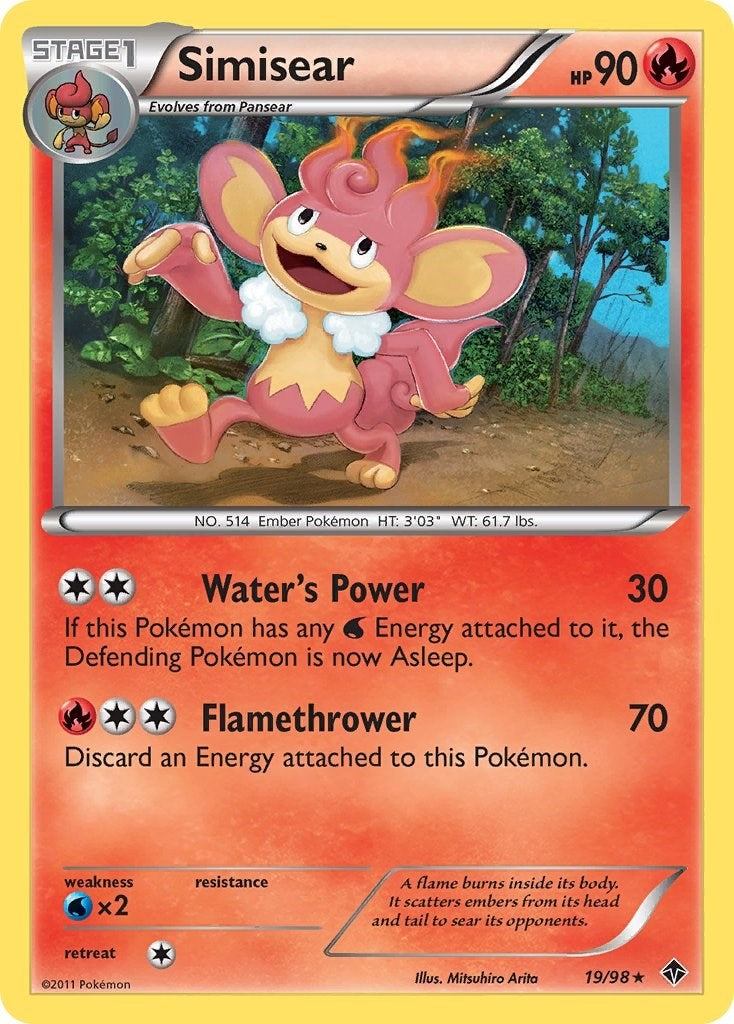 Image for Simisear (19/98) (Emerging Powers) (EPO) - Pokemon