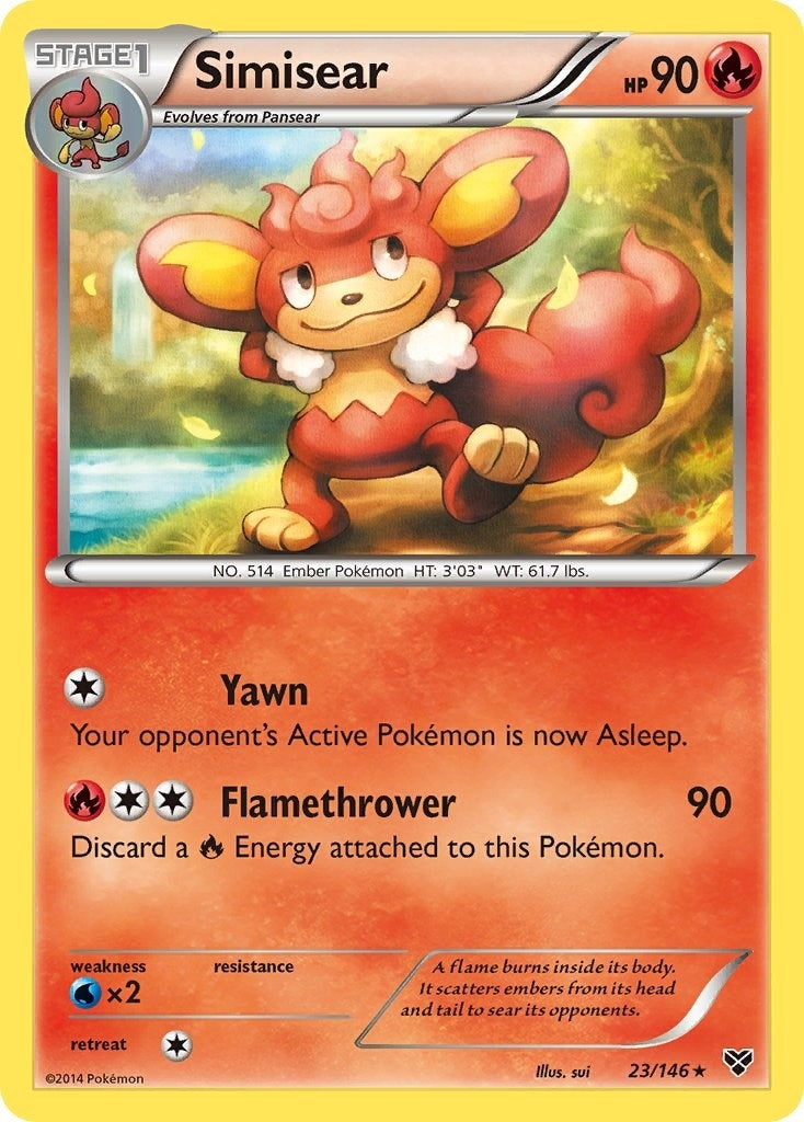 Image for Simisear (23/146) (XY Base Set) (XY) - Pokemon
