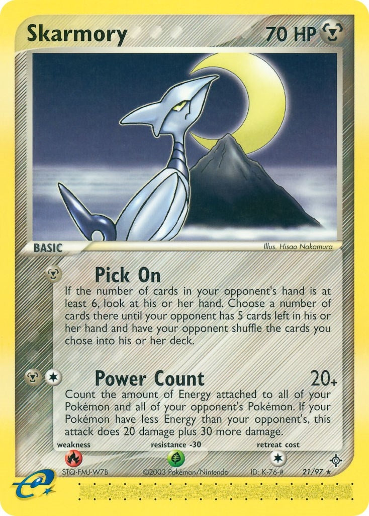 Image for Skarmory (21/97) (EX Dragon) (DR) - Pokemon
