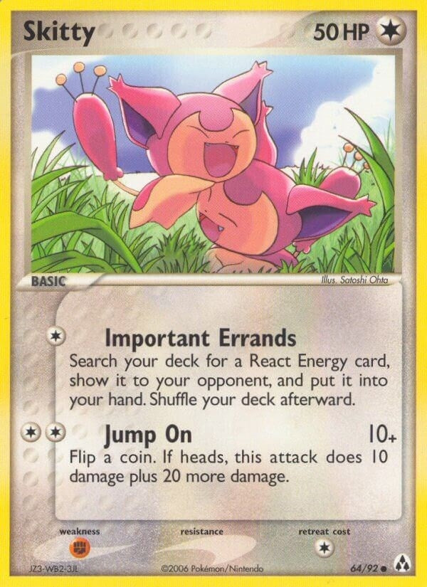 Image for Skitty (64/92) (EX Legend Maker) (LM) - Pokemon