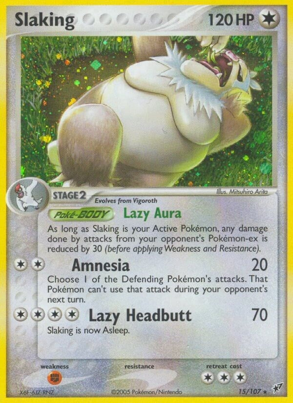Image for Slaking (15/107) (EX Deoxys) (DX) - Pokemon